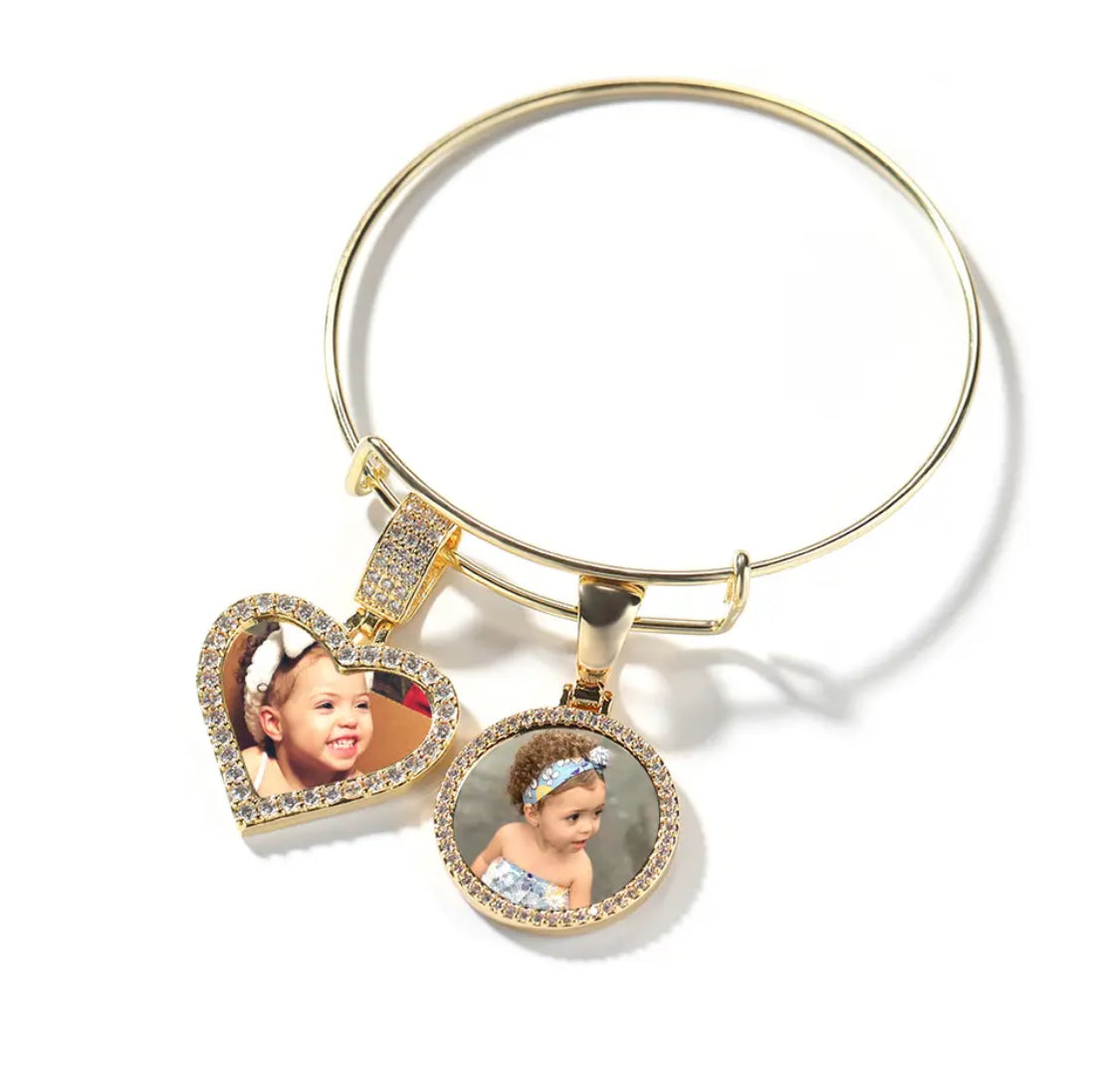 Double photo bangle