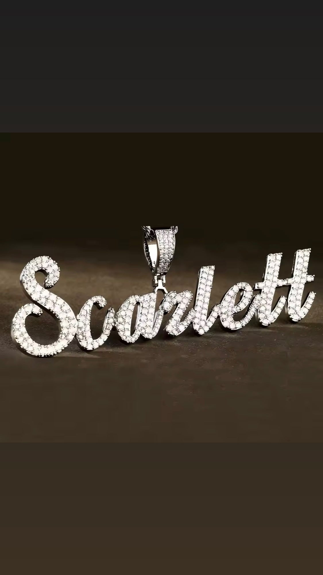 Scarlett bling necklace