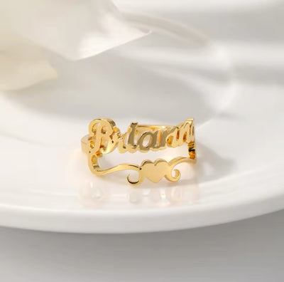 Name adjustable waterproof rings