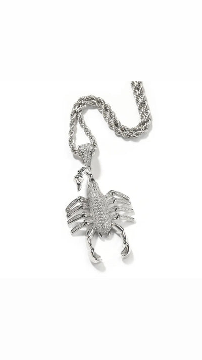 Scorpion bling necklace