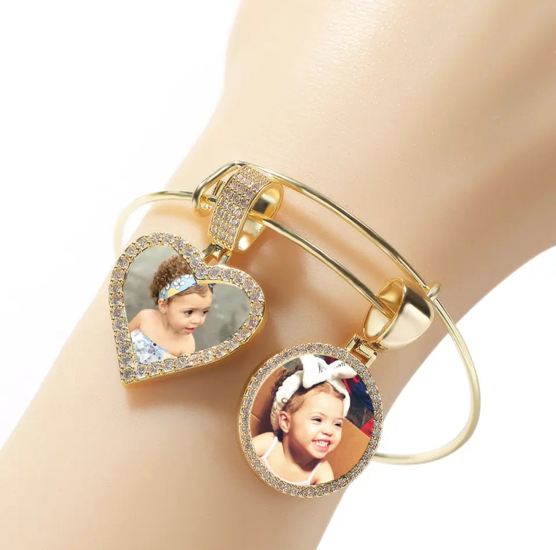 Double photo bangle