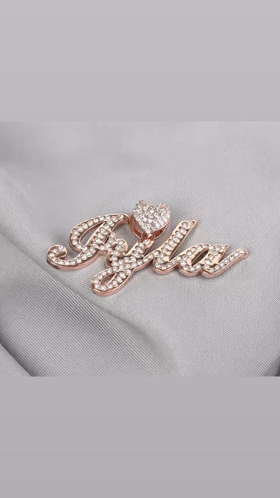 Danielle name bling necklace