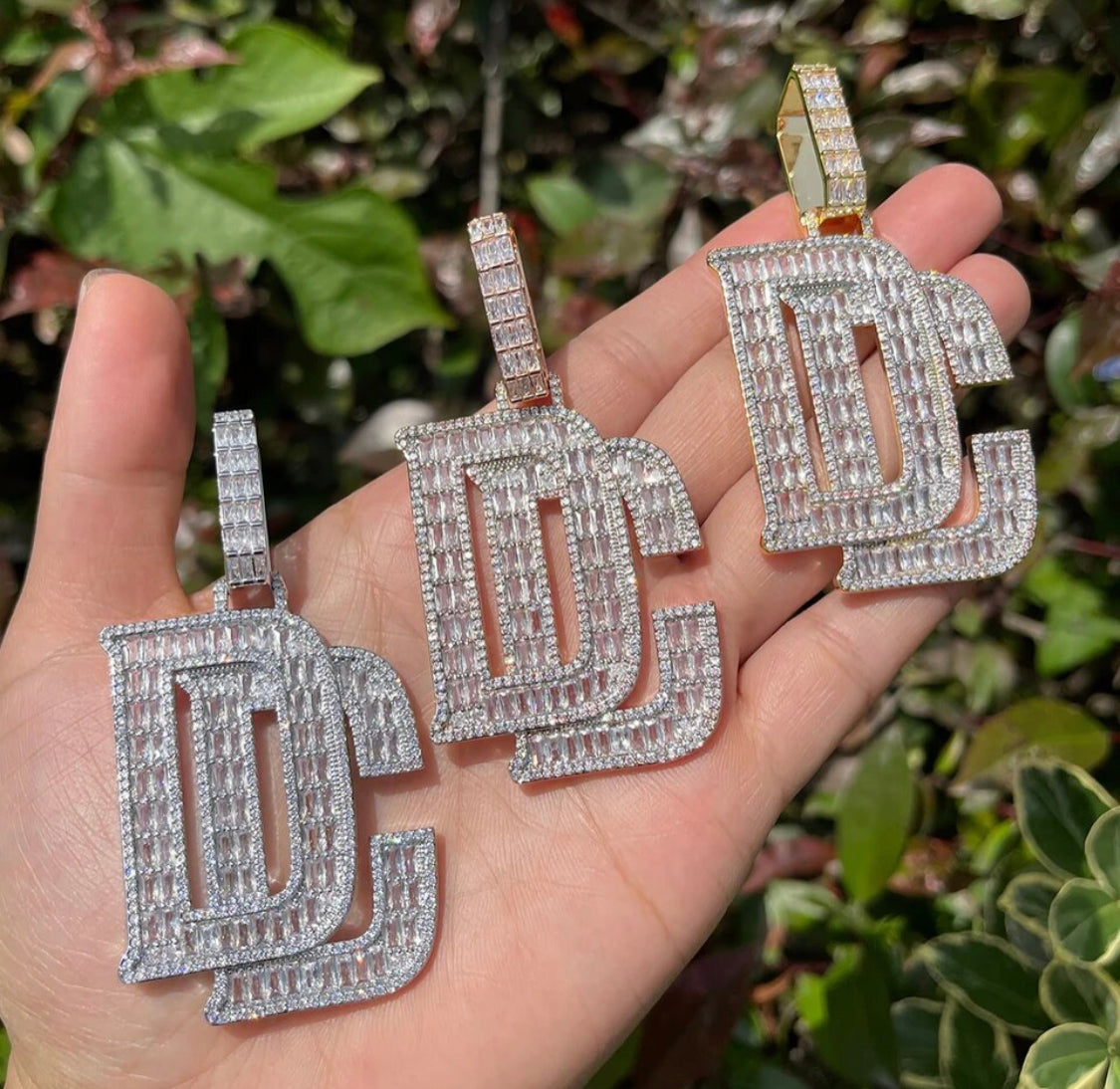 Dream chasers iced out necklace