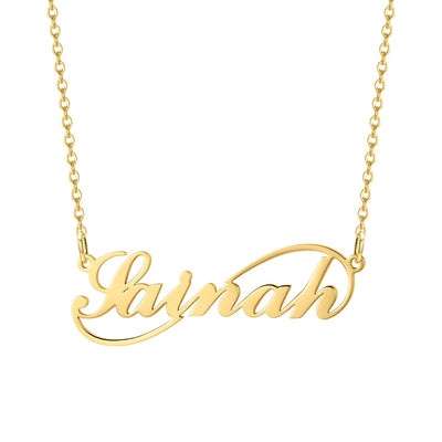 Kids Simple infinity name necklace