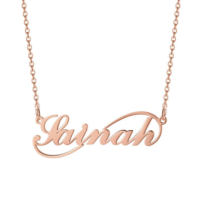 Kids Simple infinity name necklace