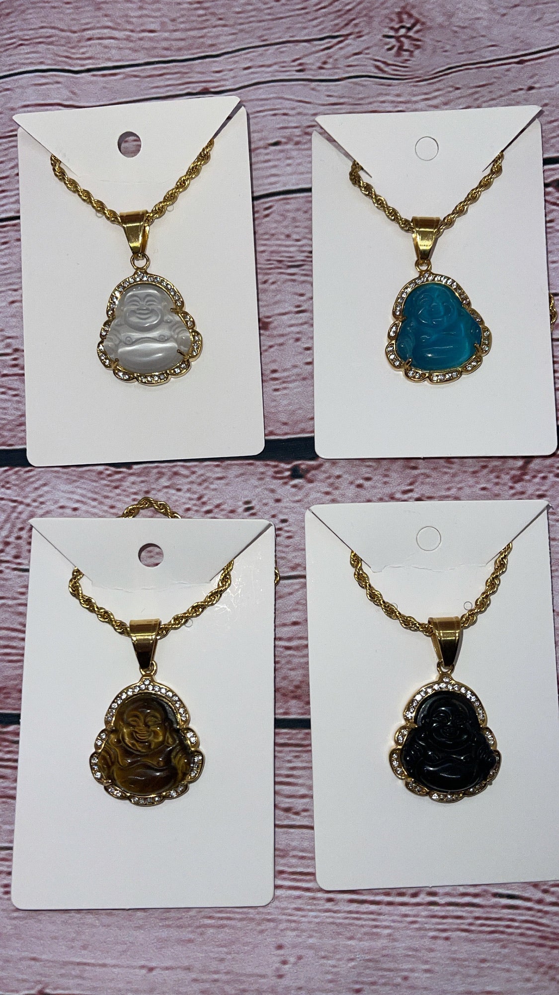 Kids Diamond gold mini Buddha’s 8 different colors