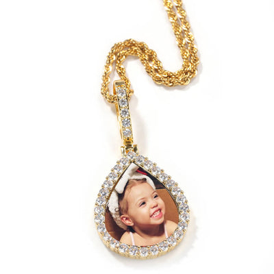 Tear Drop Photo pendent