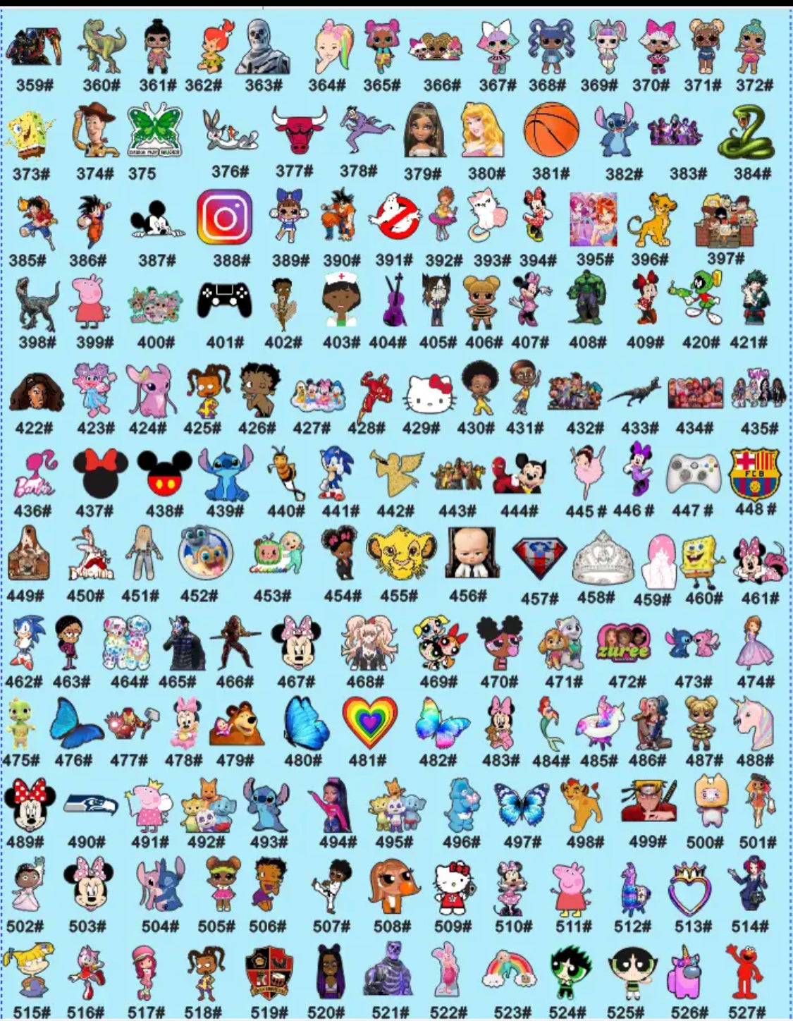 Kids 4 piece Character Sets