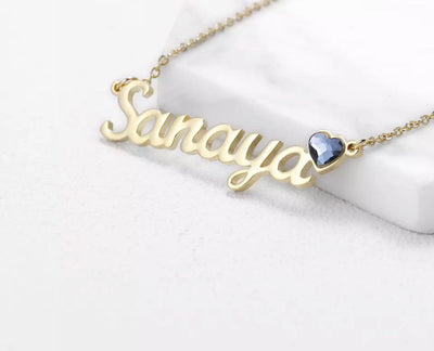 Kids Sanaya Birthstone Necklace