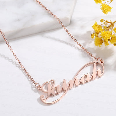 Kids Simple infinity name necklace