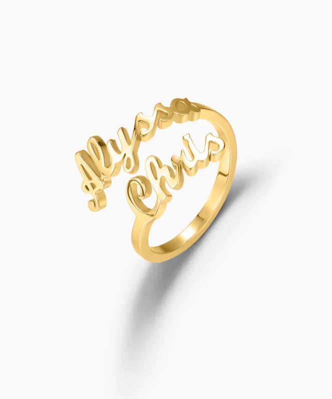 The Double Name ring
