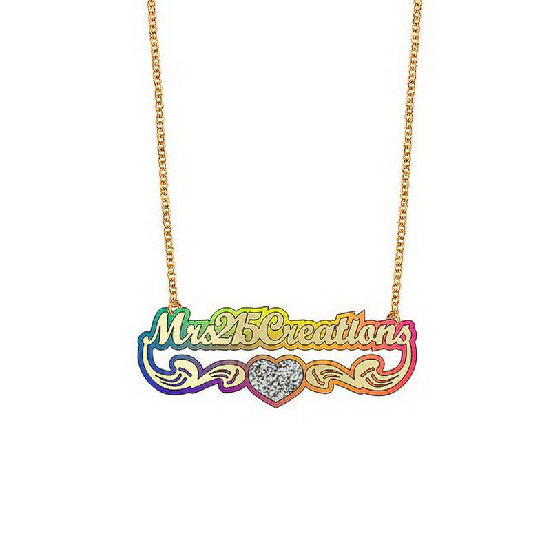 The Rainbow acrylic 2 piece Set