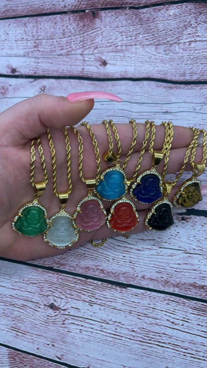 Diamond gold mini Buddha’s 8 different colors
