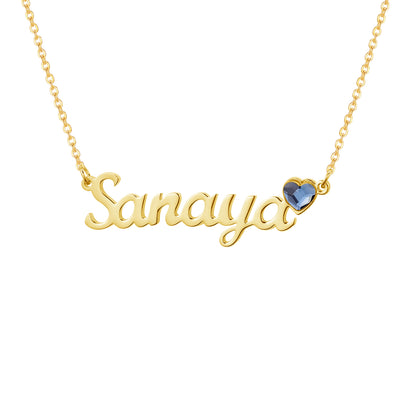 The Sanaya Birthstone Necklace