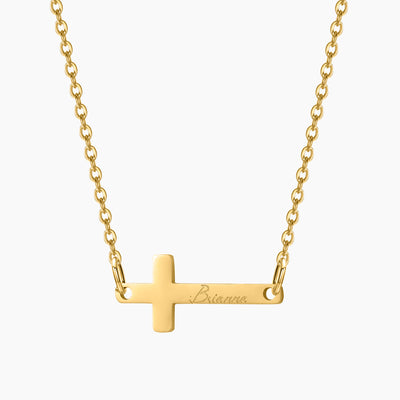 Personalized engraved cross