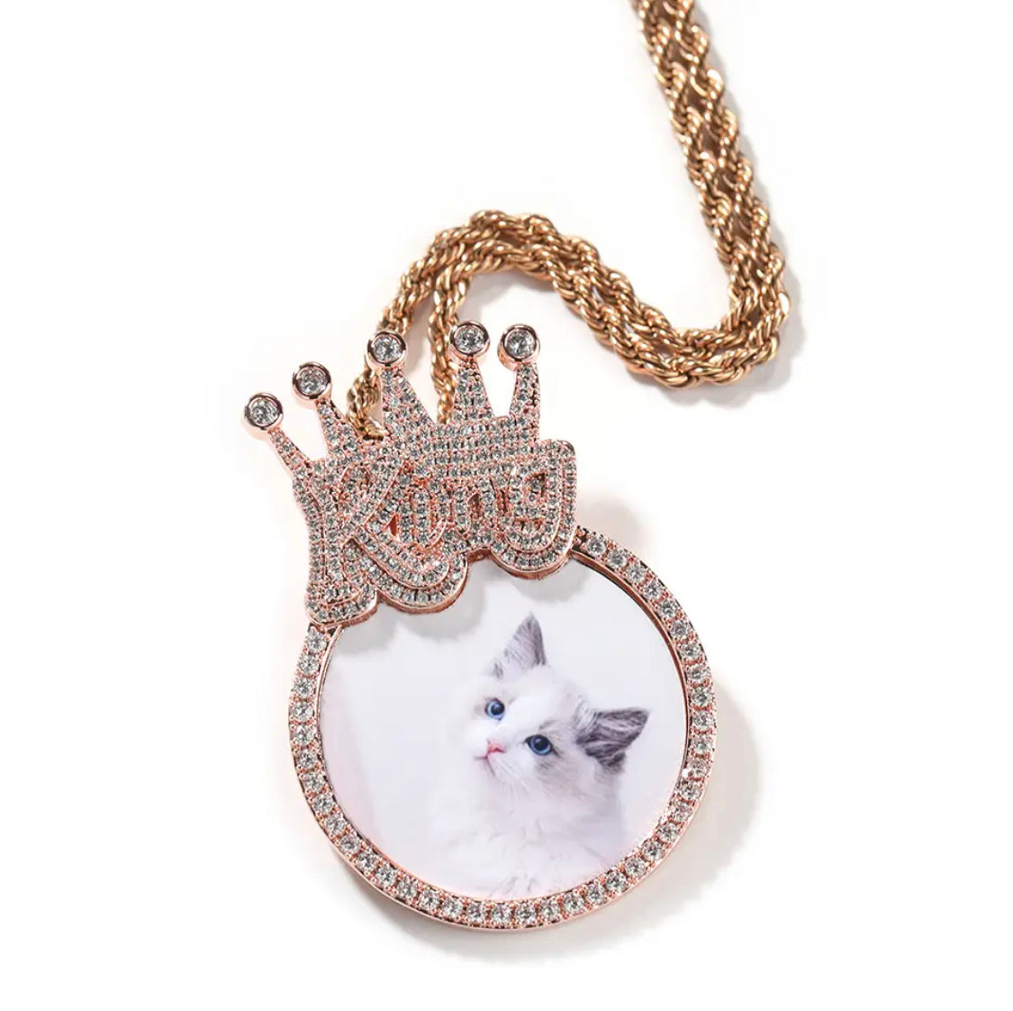 King photo pendent