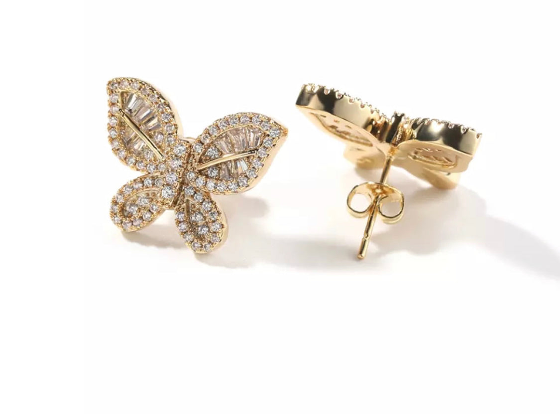 The Delicate Butterfly Stud earrings