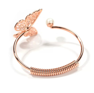 The Pearl Butterfly Bangle