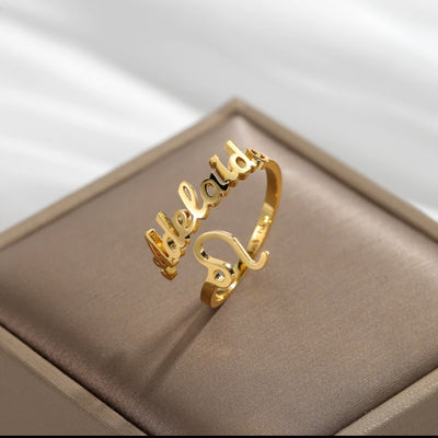 The Zodiac Name Ring