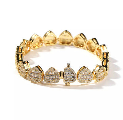 The Heart baguette bracelet