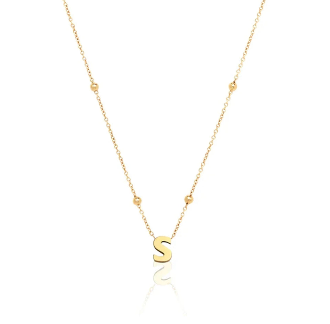 The minimalist initial necklace