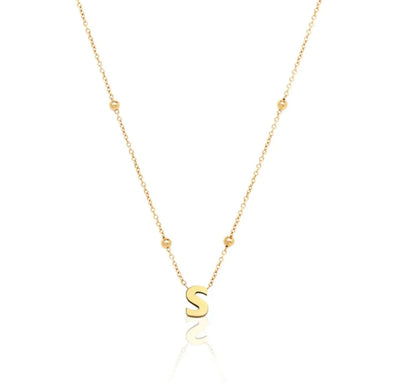 The minimalist initial necklace