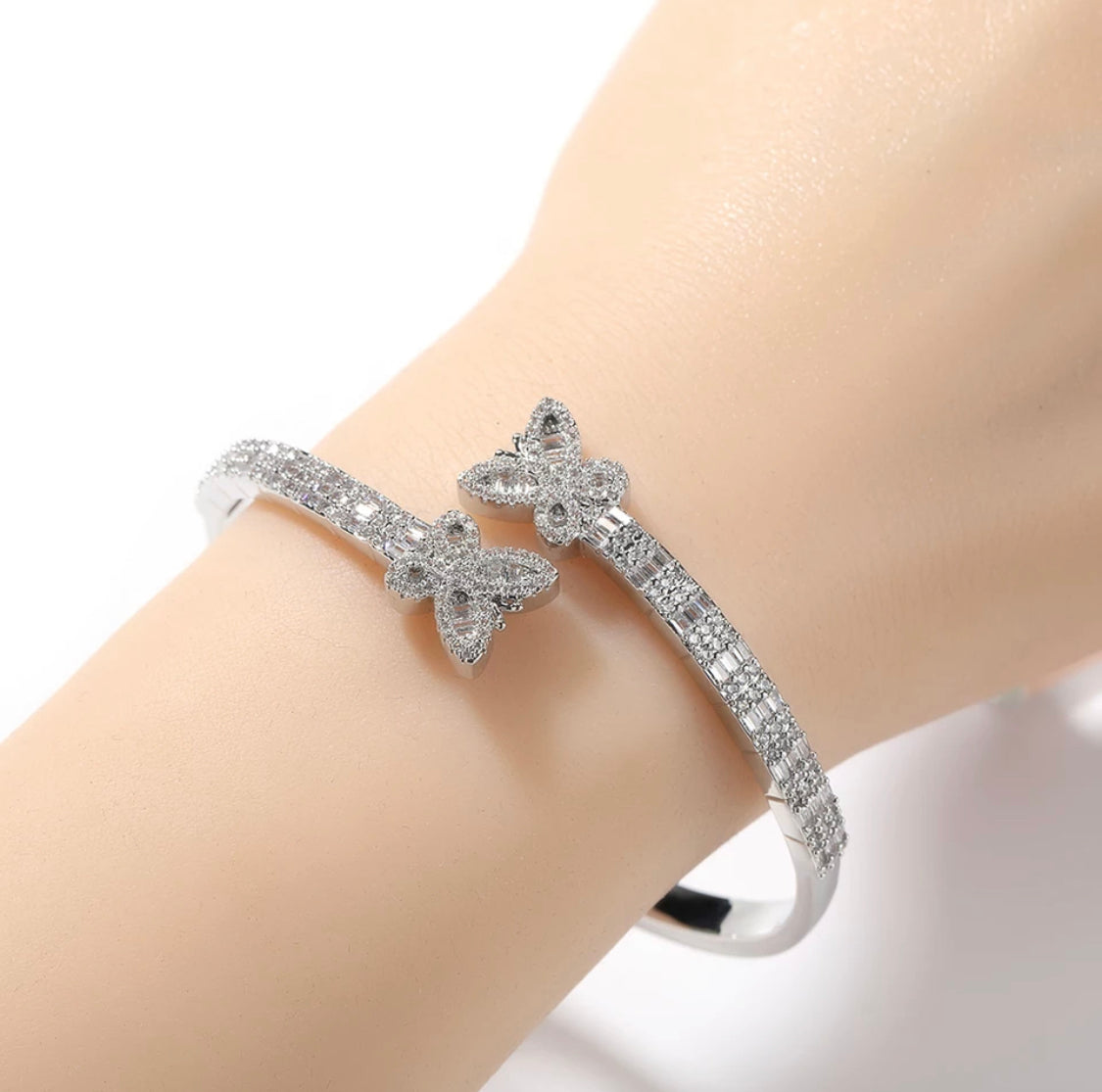 The Cuff Butterfly Bangle