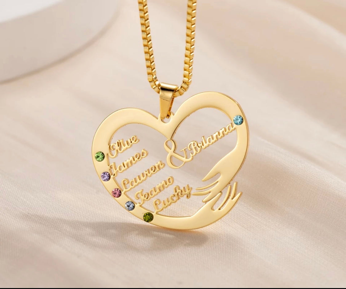 The Hugging Heart Necklace