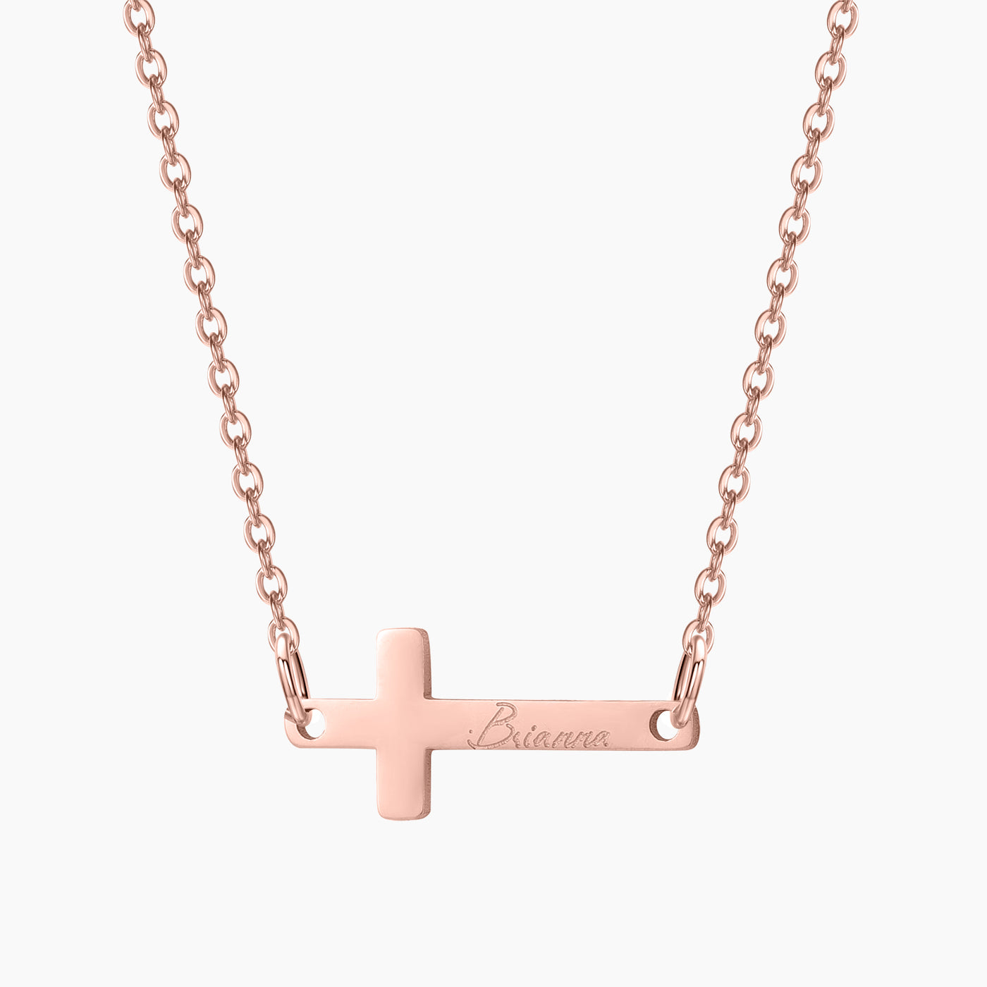 Personalized engraved cross