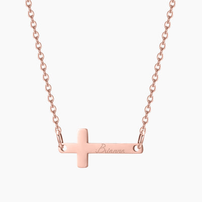 Personalized engraved cross