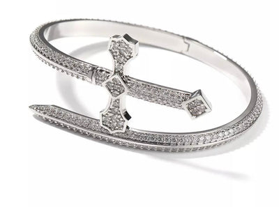 The Open Sword Cross Bangle