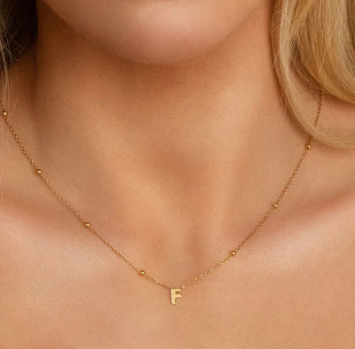 The minimalist initial necklace