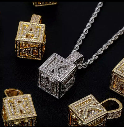 Block necklaces
