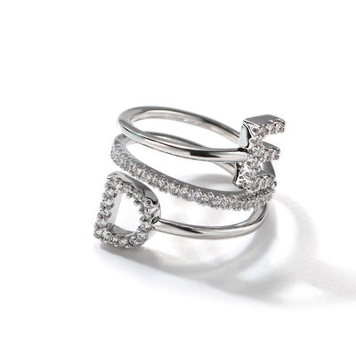 The Mini 2 Letter Ring