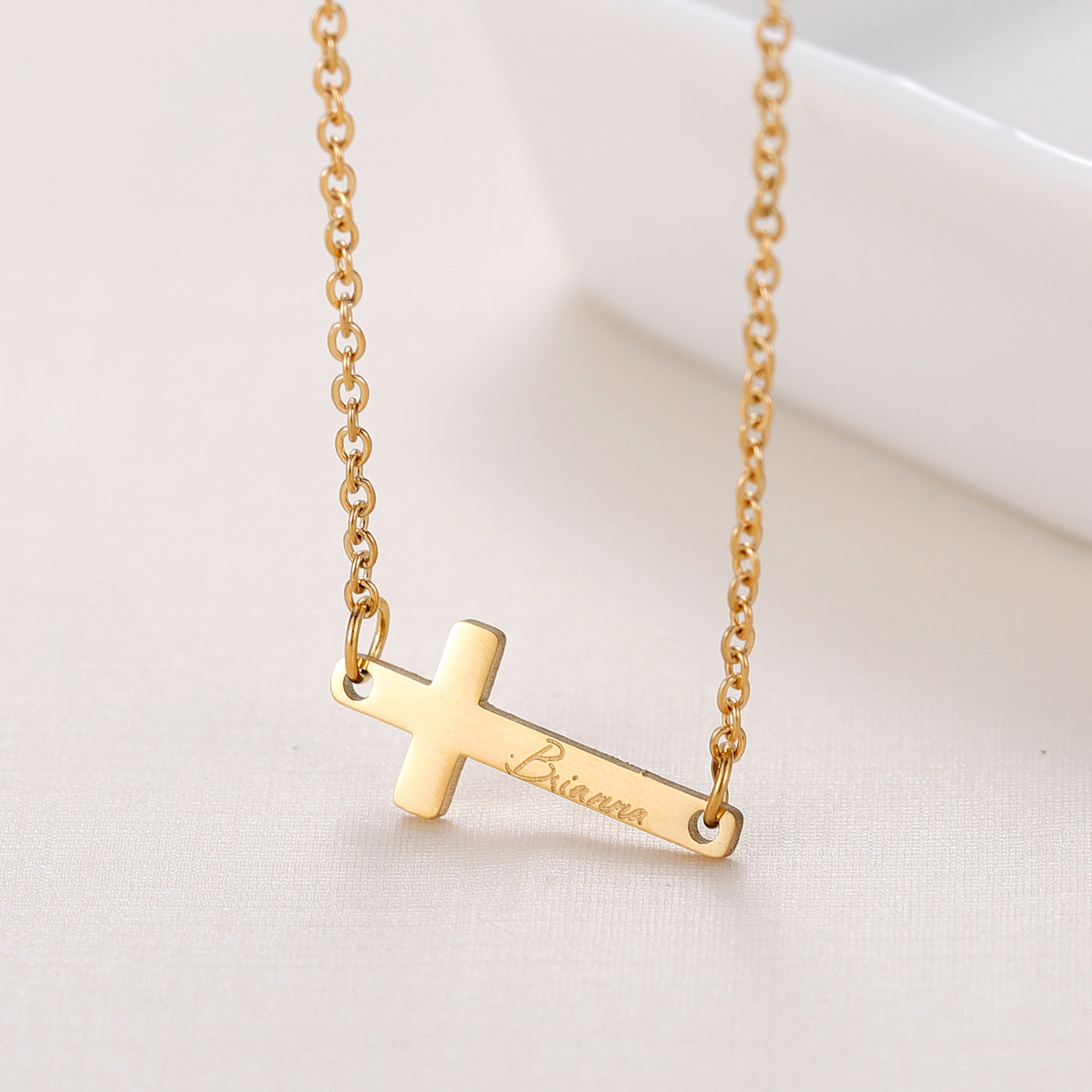 Personalized engraved cross