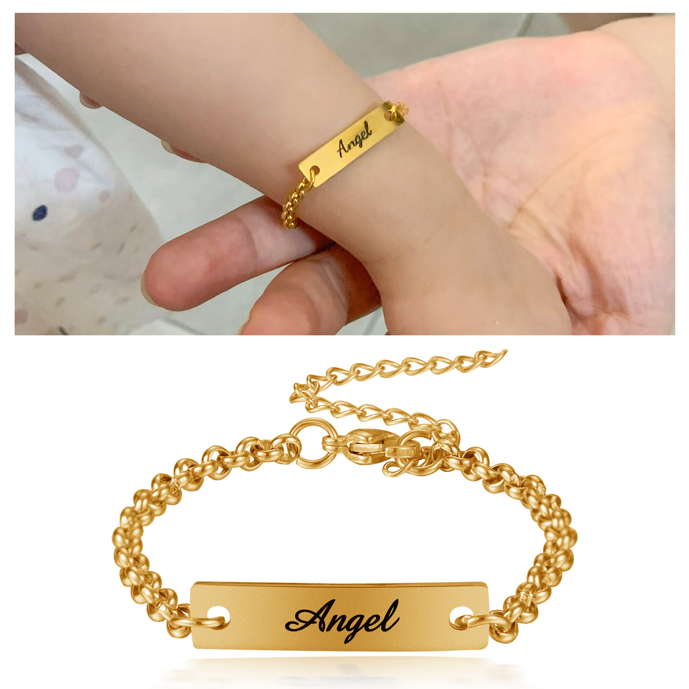 Personalized Custom Baby Bracelet