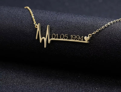 Custom Heartbeat necklace