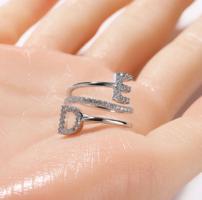 The Mini 2 Letter Ring