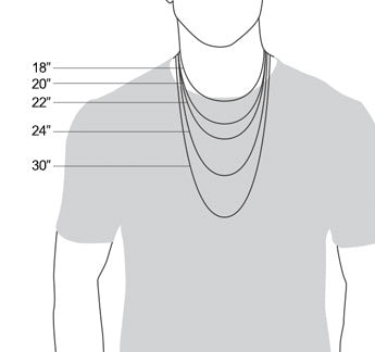 Plain 5mm Cuban necklace men or women and kids