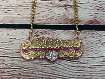 The Acrylic Name Necklace