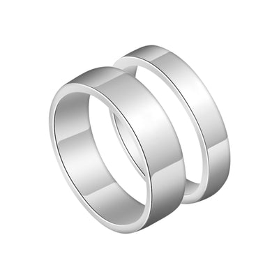 Set of 2 engraved rings